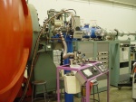 High-energy beam line.