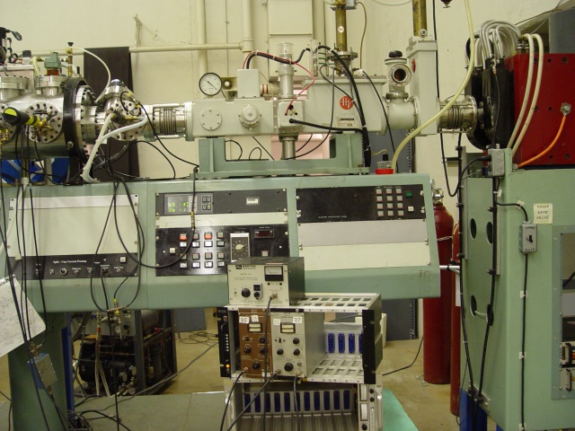 High-energy beam line.