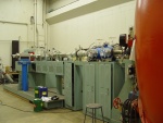 High-energy beam line.