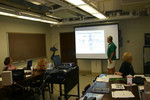Lead Teacher, Gregg Hoover, addresses his colleagues during the Summer 2006 Institute.