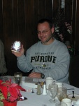 Mike Howard received a rosewood clock with a crest in recognition of 10 years of continuous service.