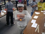 Watching the effect of vibrations on a ping pong ball.
