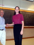 Anna Treaster recipient of the School of Science Outstanding Achievement Award � Freshman.