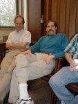 Prof's Khlebnikov and Love waiting for
cake or awards?