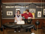 Kathy trying to save Coleen from the
vulture that wouldn't leave her alone.