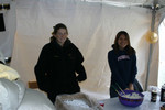 A cold day for making liquid nitrogen ice cream.