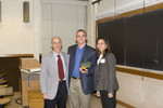 From left: Dr. Andrew Hirsch, Dr. John Parker and Jamie Parker
