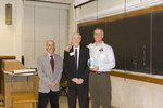 From left: Dr. Andrew Hirsch, Bob Vickers and Dr. James Vickers