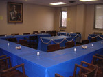 The quiet before the party...