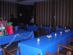 The party begins...