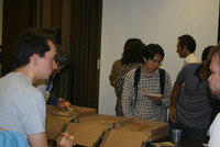 Highlight for Album: Annual Poster and Pizza Event for Graduate Students 