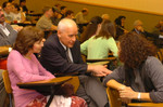 Mrs. Cipolla, Dr. Sam Cipolla (PhD 1969), Prof. Daniela Bortoletto
