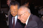 Prof. Yeong E. Kim with Dr. Harold T. Hammel (BS 1943; deceased, 2005).
