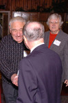 Prof. Felix Haas greeting Mr. Robert Leatherman
