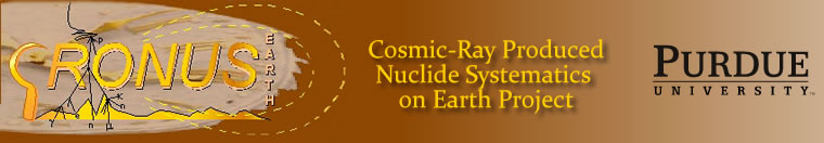CRONUS Cosmic-Ray Produced Nuclide Systematics on Earth Project