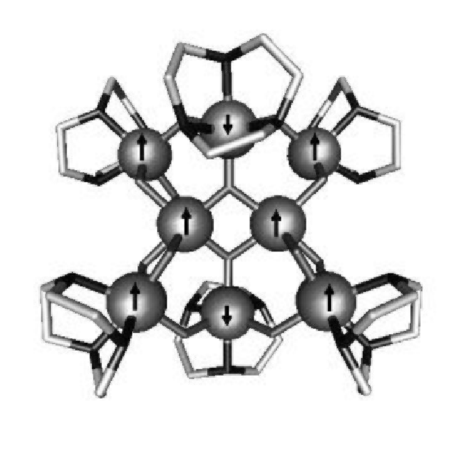 Iron core of molecular magnet Fe8