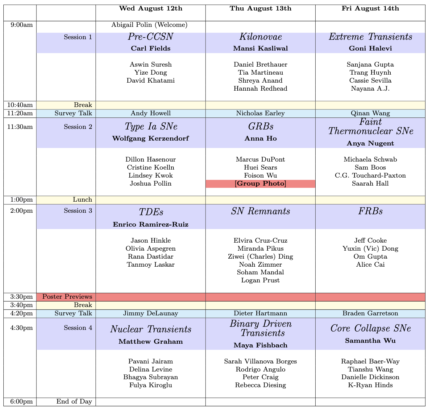 schedule for rise_time 2026