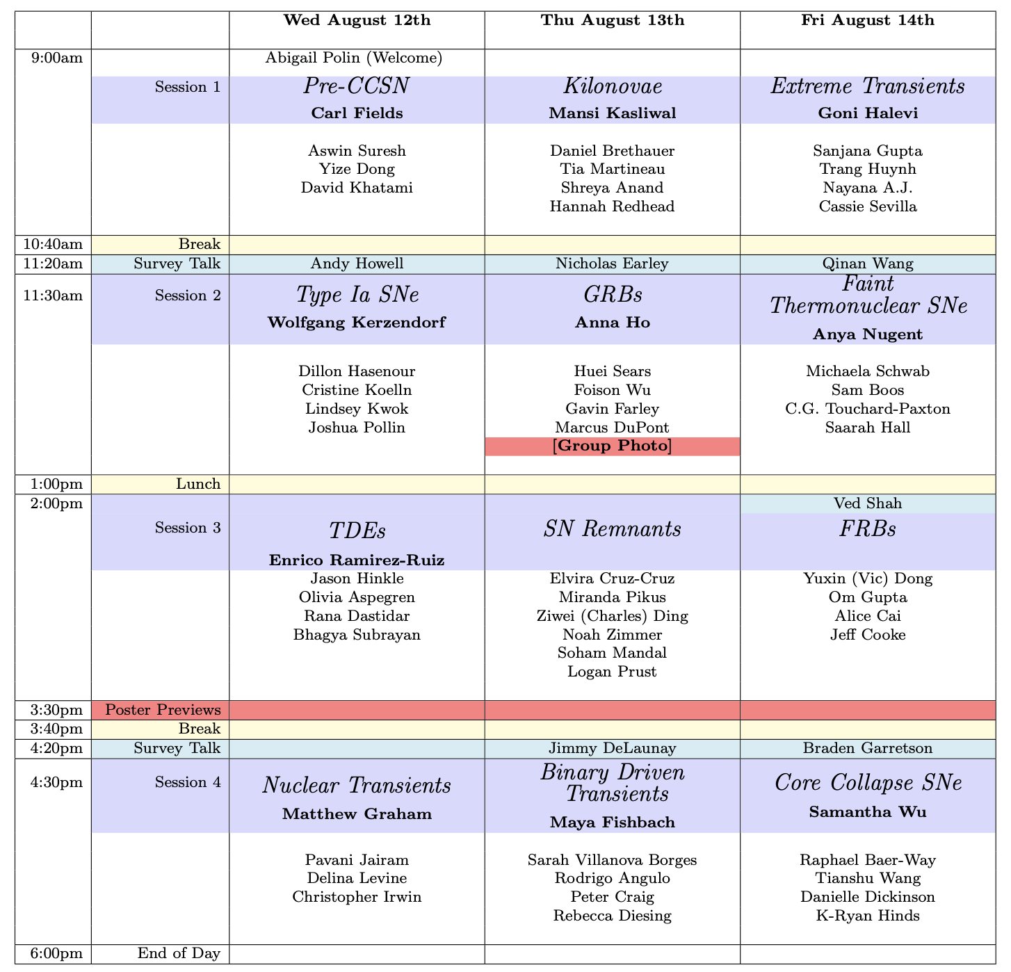 schedule for rise_time 2026