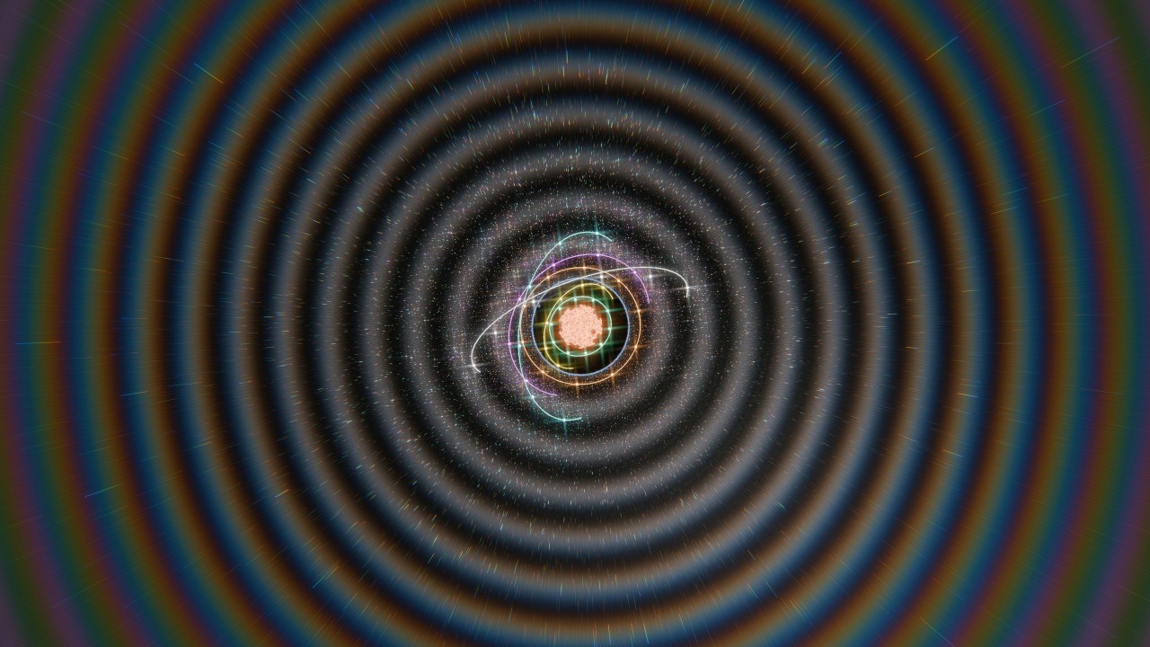 Abstract particle model, copyright Unsplash by Brecht Corbeel