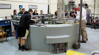 Lewis Cass High School visits Purdue Labs