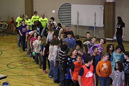 Cub scouts learning