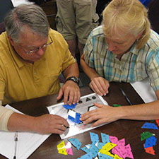 Teachers learning about Purdue physics