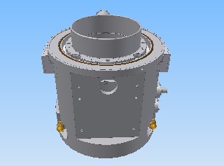 Cathode housing and sample port