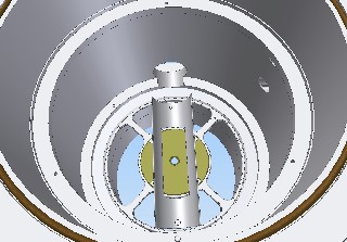 Back of Immersion lens and sample rod shield