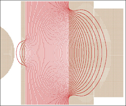 PRIME Lab ion source with the hole in the immersion lens 25% larger in diameter