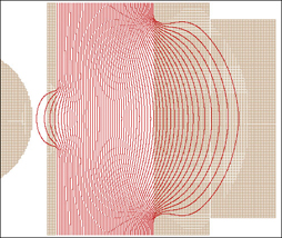 PRIME Lab ion source with the hole in the immersion lens 25% larger in diameter