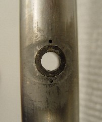 Hardened steel insert without cathode