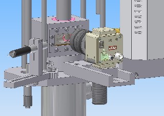 Sample receiver section